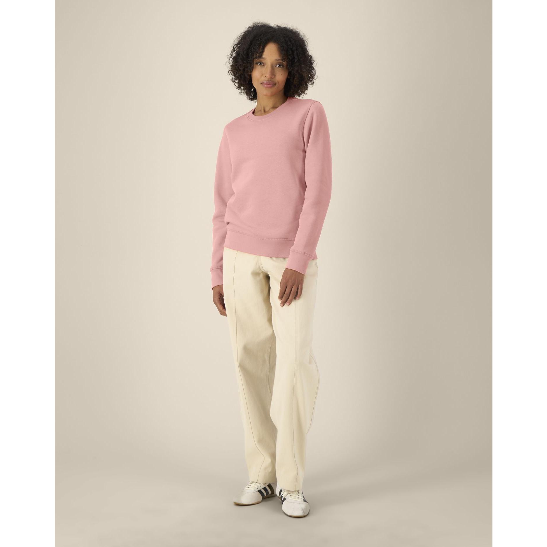 Bluză cu guler rotund Unisex Roller Canyon Pink L