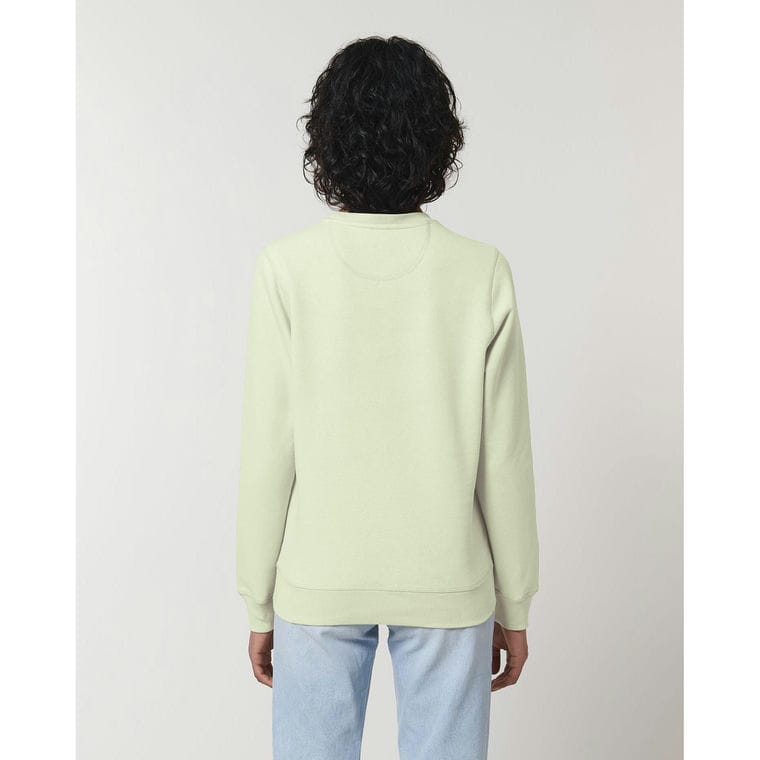 Bluză cu guler rotund Unisex Roller Stem Green L