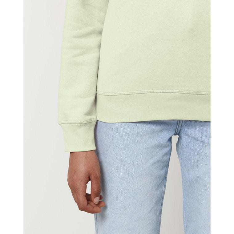 Bluză cu guler rotund Unisex Roller Stem Green L