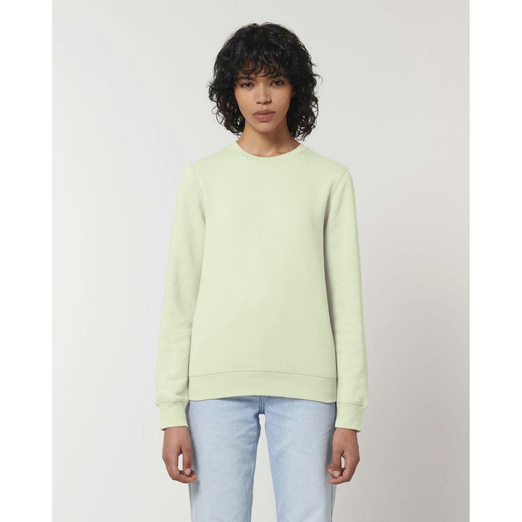 Bluză cu guler rotund Unisex Roller Stem Green L