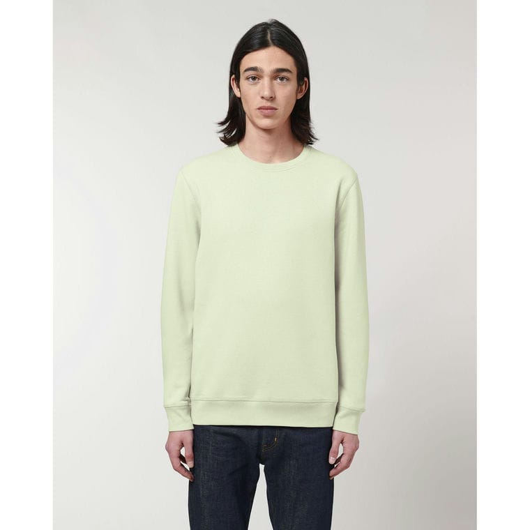 Bluză cu guler rotund Unisex Roller Stem Green L