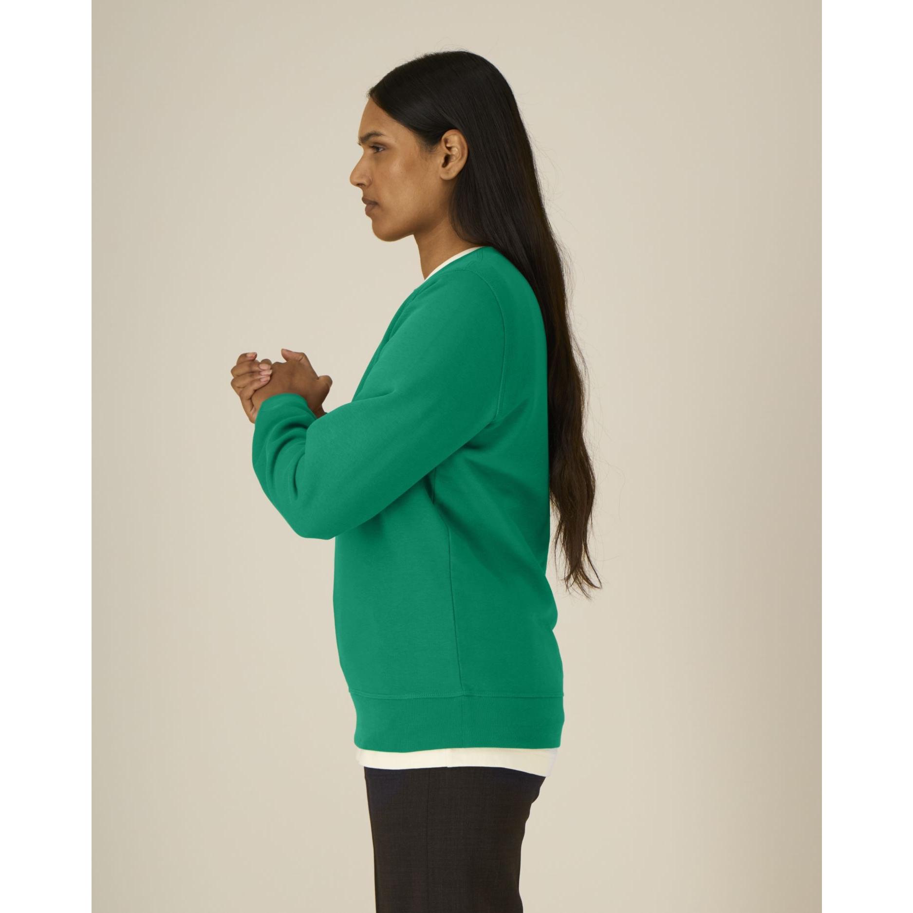 Bluză cu guler rotund Unisex Roller Verdant Green L