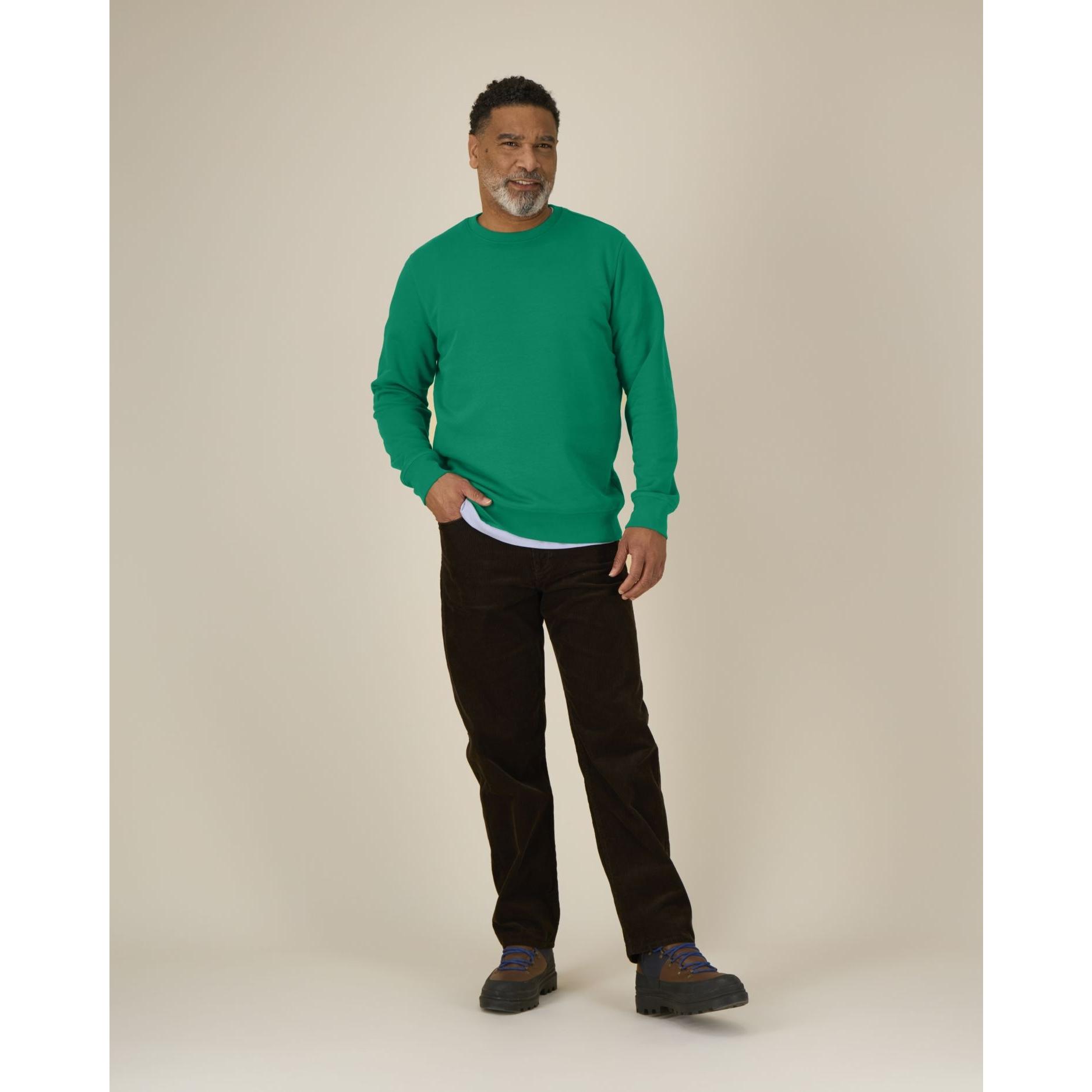 Bluză cu guler rotund Unisex Roller Verdant Green L