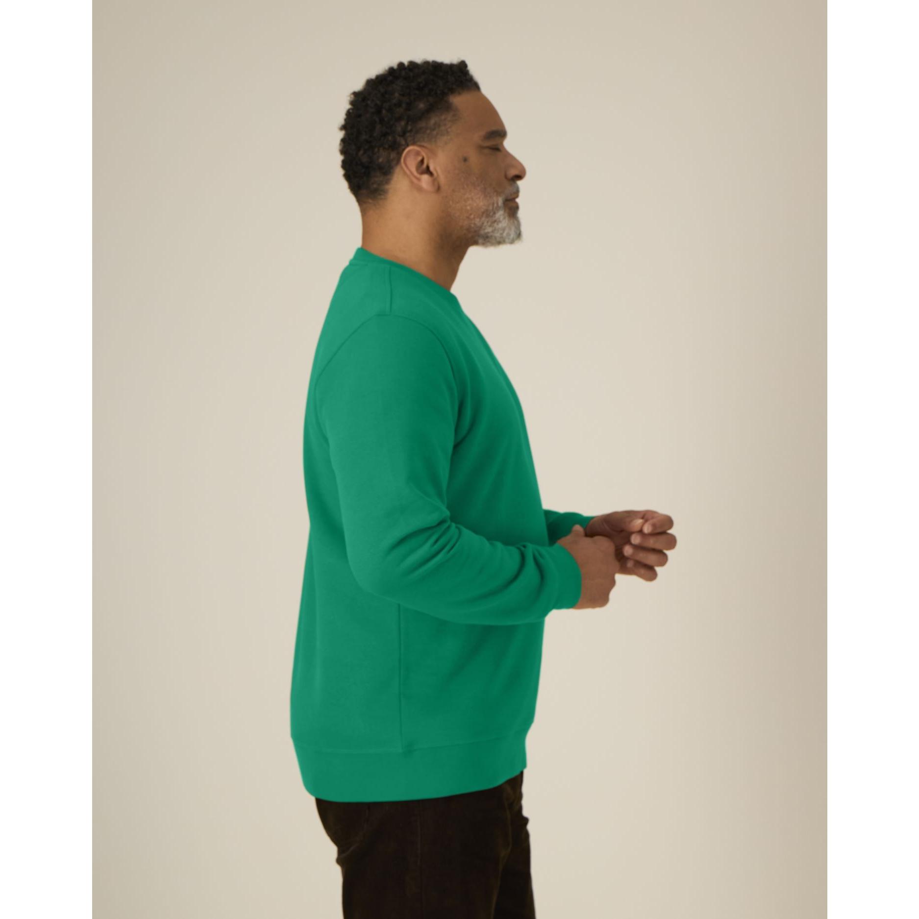 Bluză cu guler rotund Unisex Roller Verdant Green L