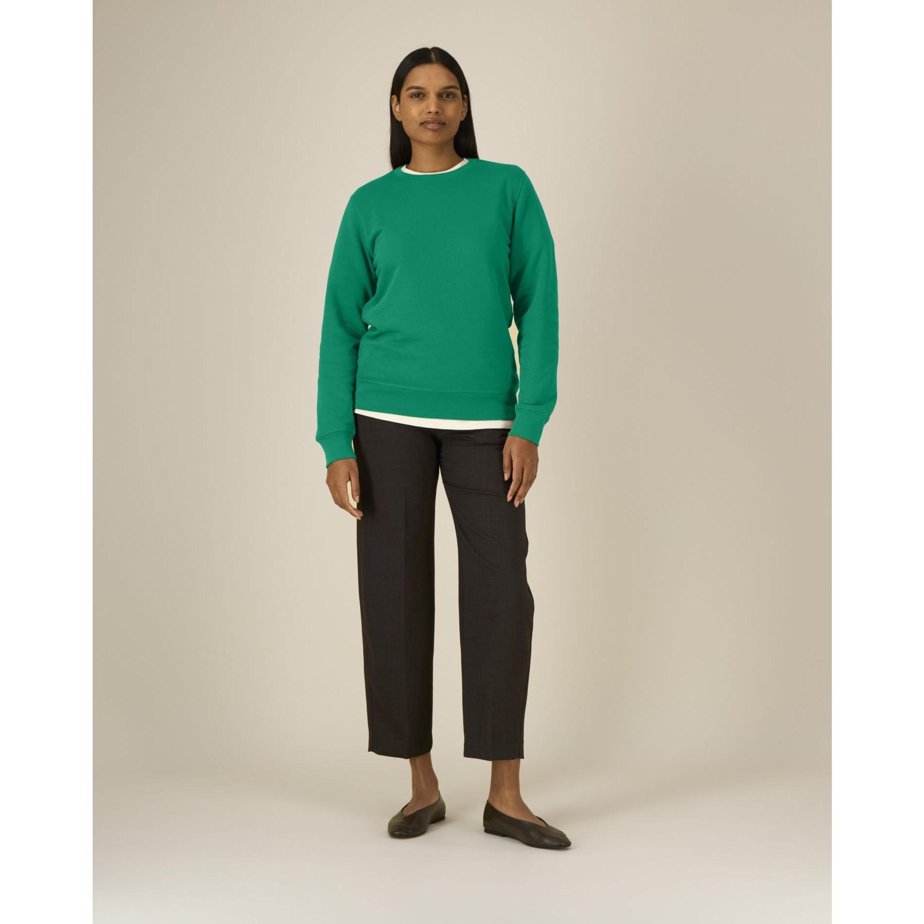 Bluză cu guler rotund Unisex Roller Verdant Green L