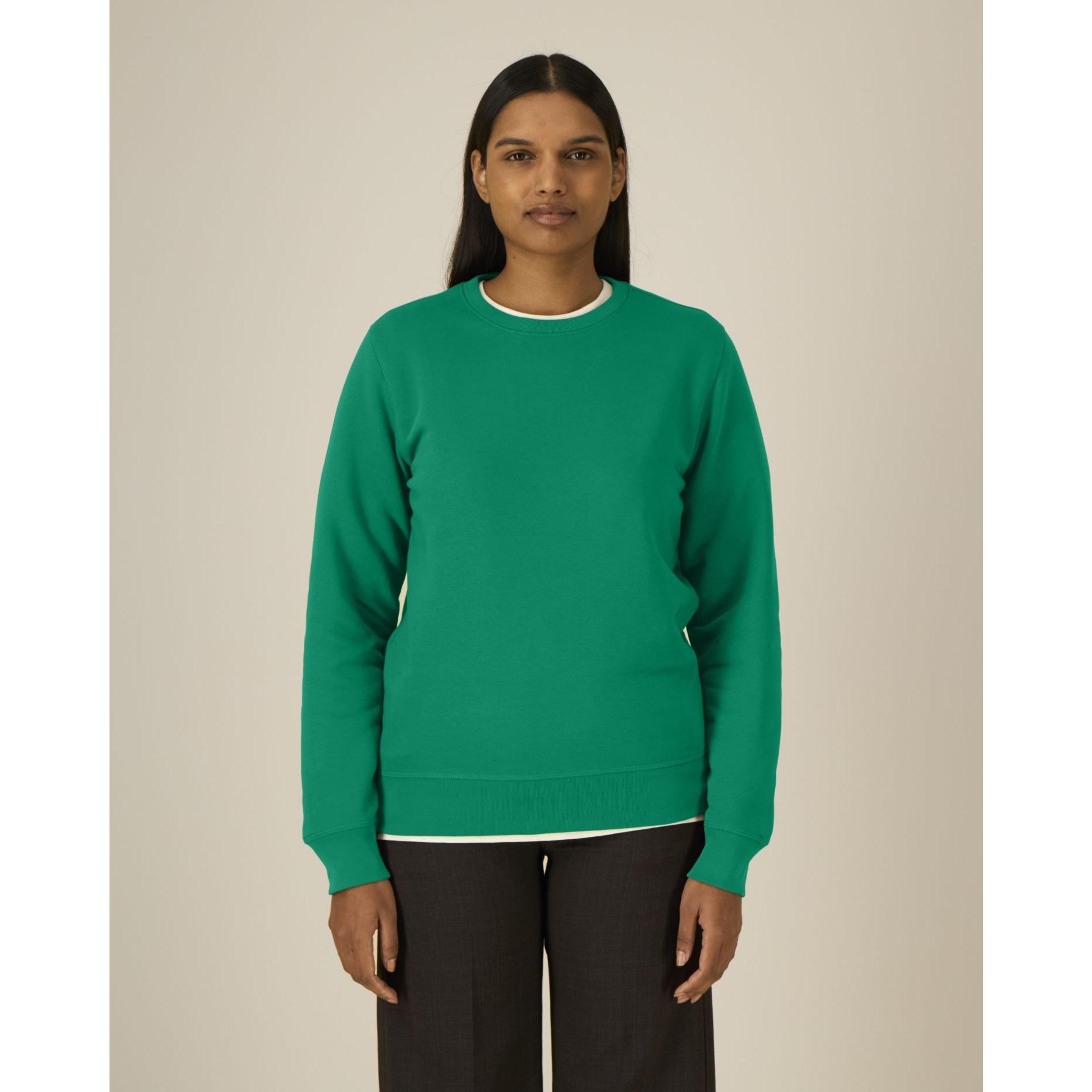 Bluză cu guler rotund Unisex Roller Verdant Green L