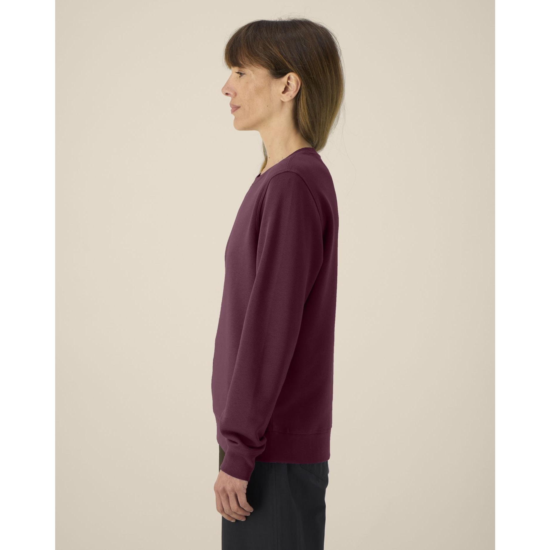 Bluză cu guler rotund Unisex Roller Deep Plum L