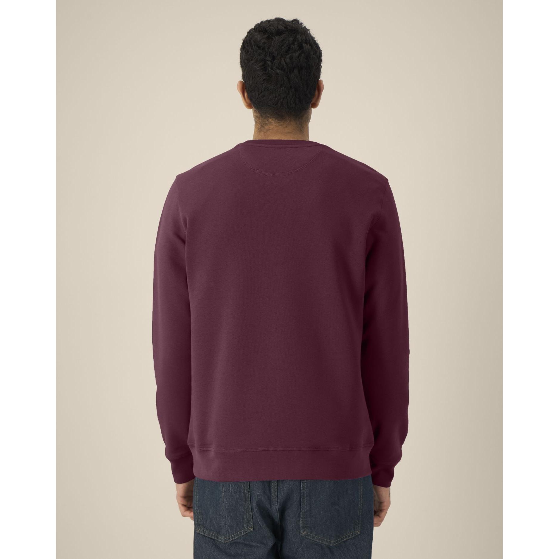 Bluză cu guler rotund Unisex Roller Deep Plum L