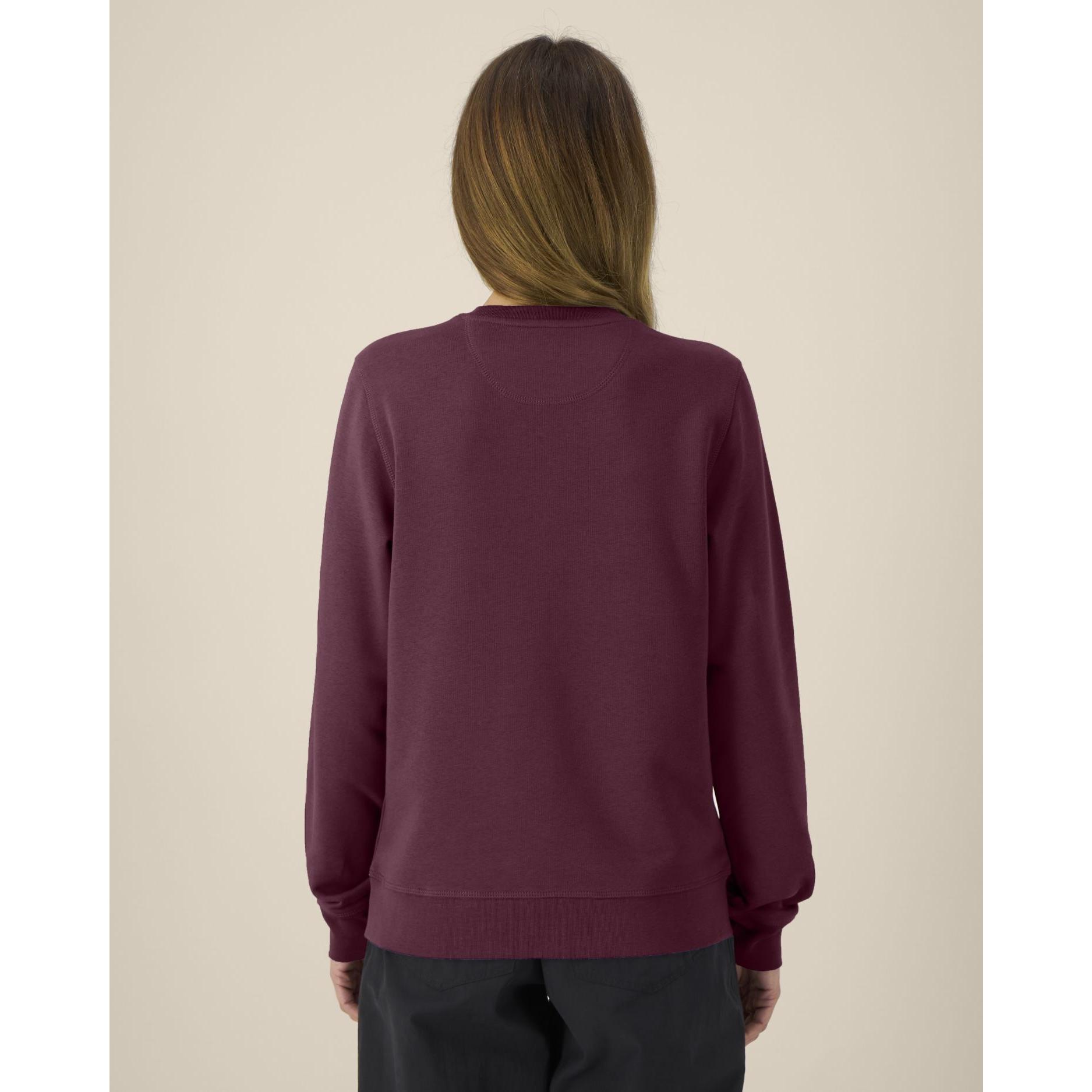 Bluză cu guler rotund Unisex Roller Deep Plum L