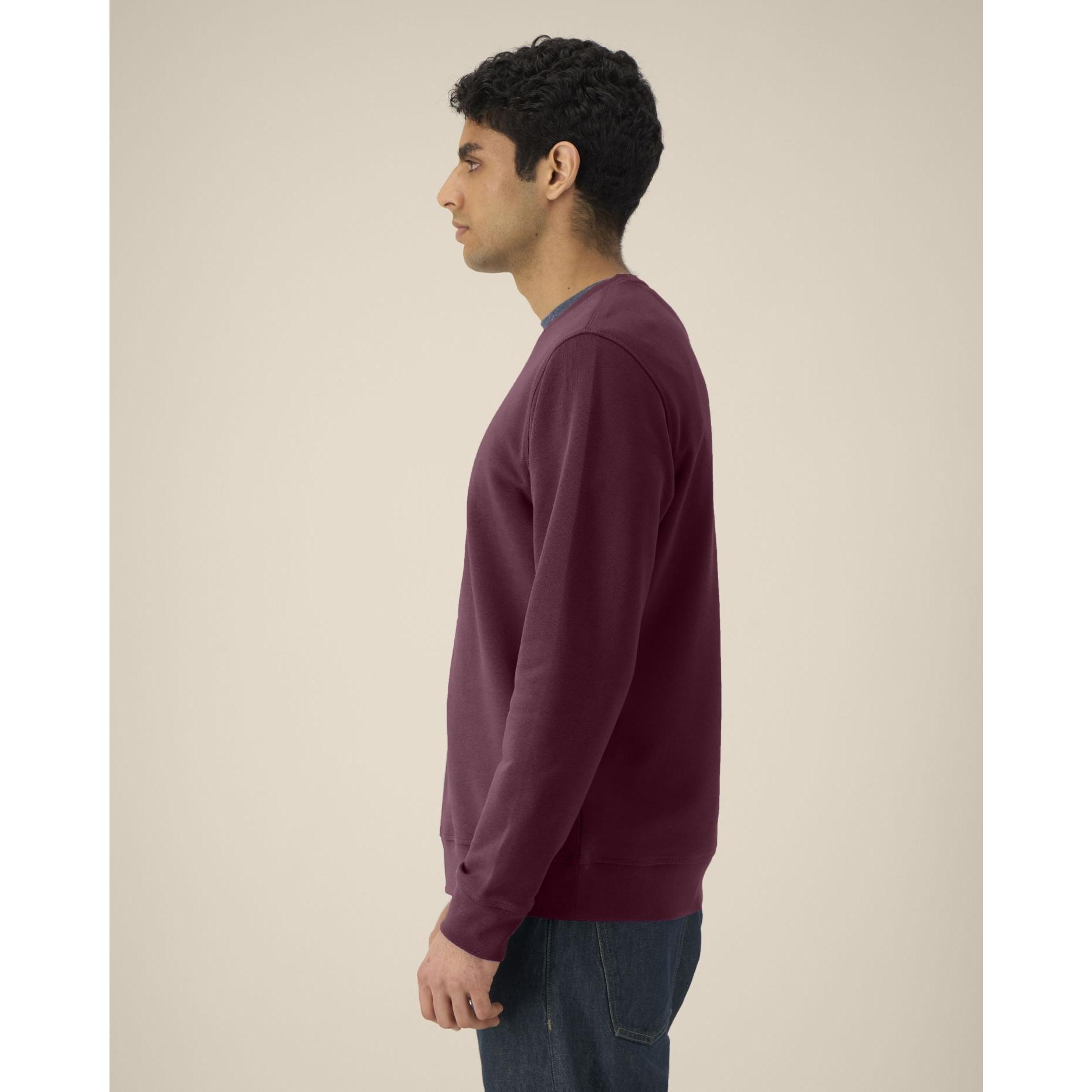 Bluză cu guler rotund Unisex Roller Deep Plum L