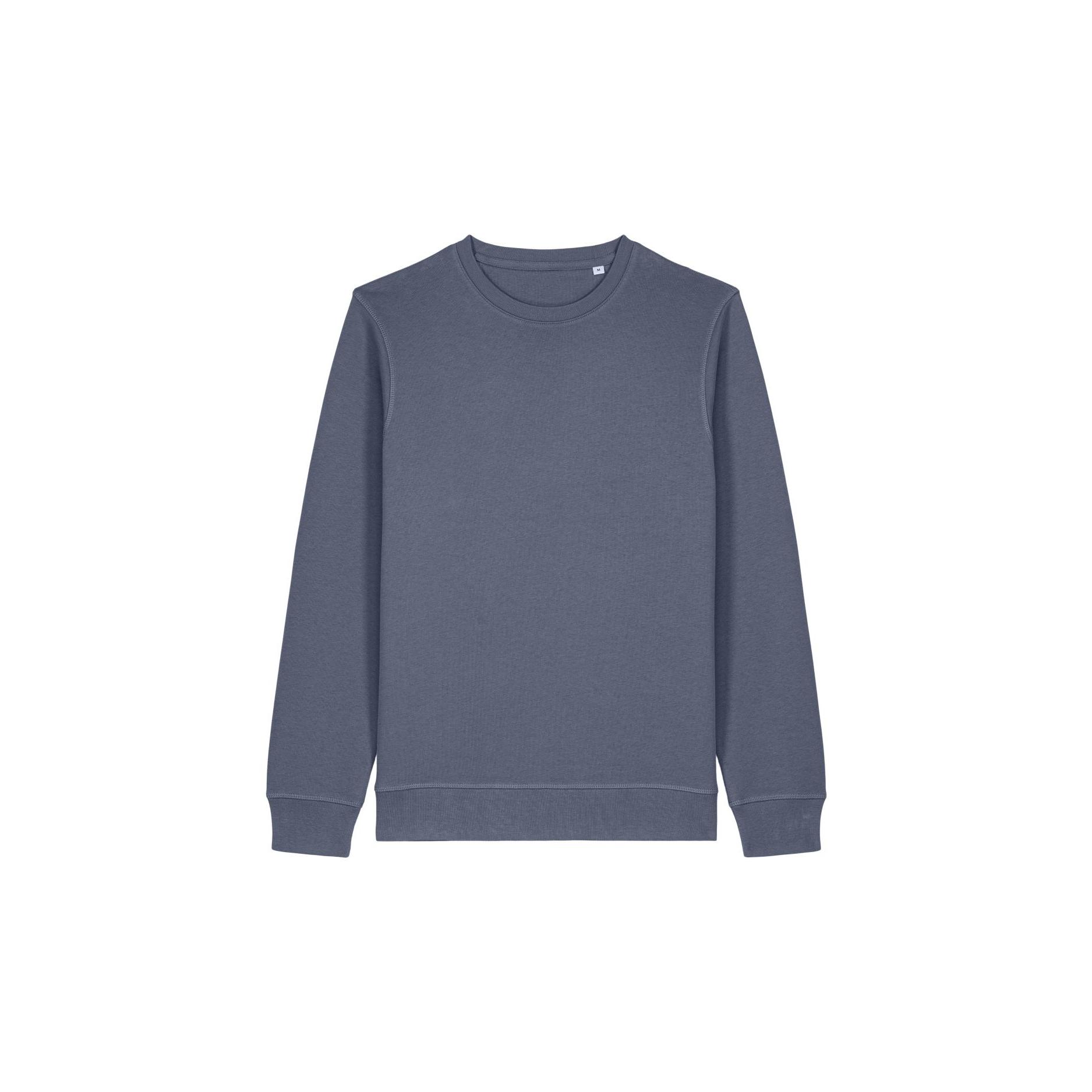 Bluză cu guler rotund Unisex Roller Blue Grey L