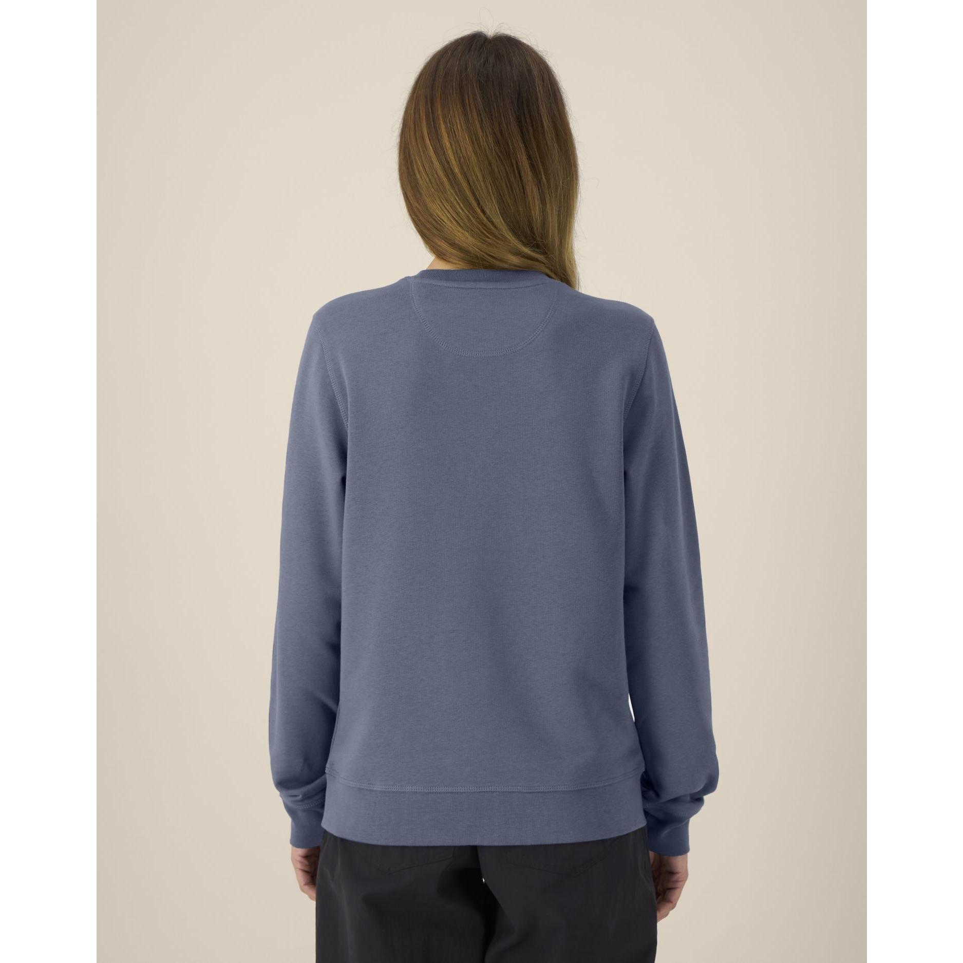 Bluză cu guler rotund Unisex Roller Blue Grey L