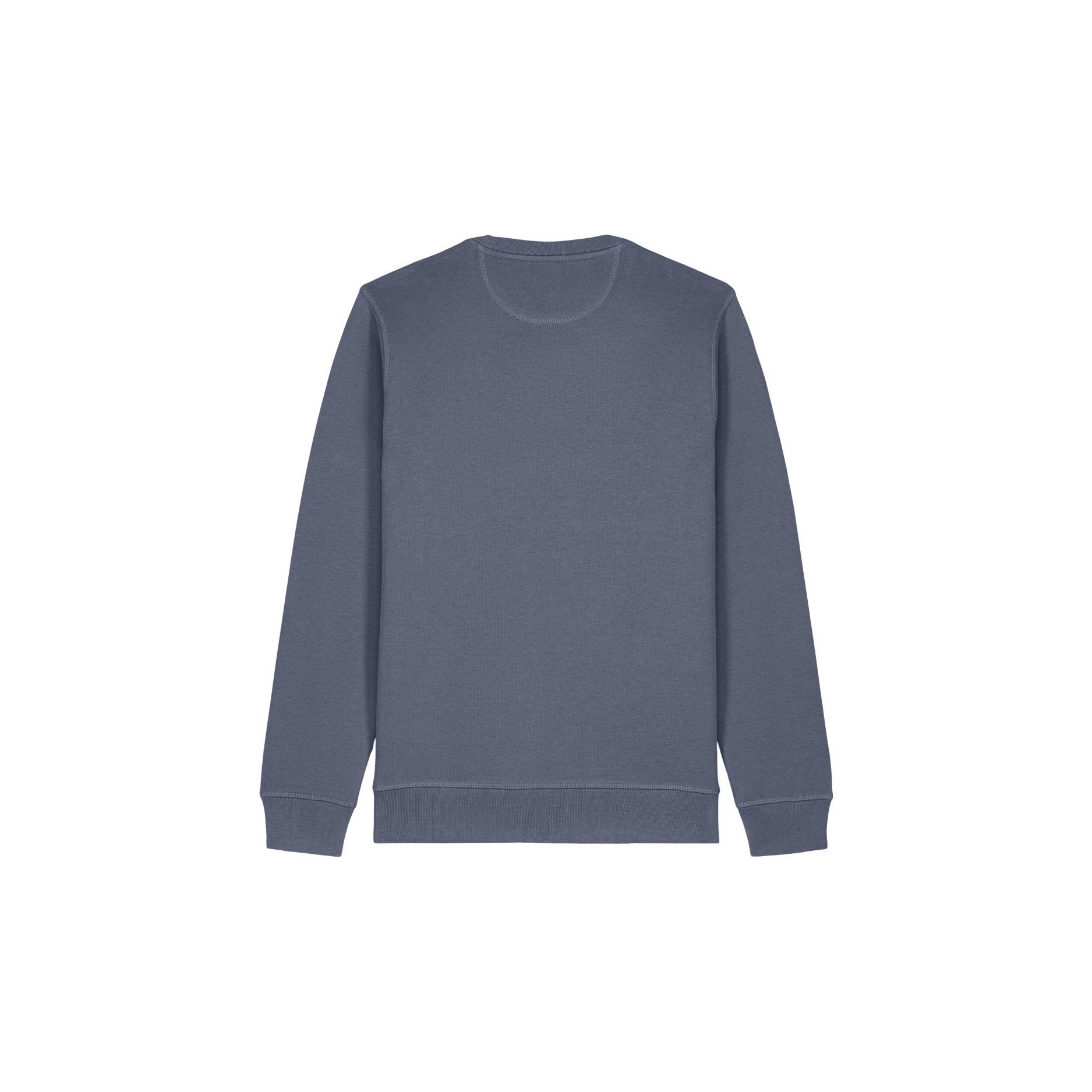 Bluză cu guler rotund Unisex Roller Blue Grey L