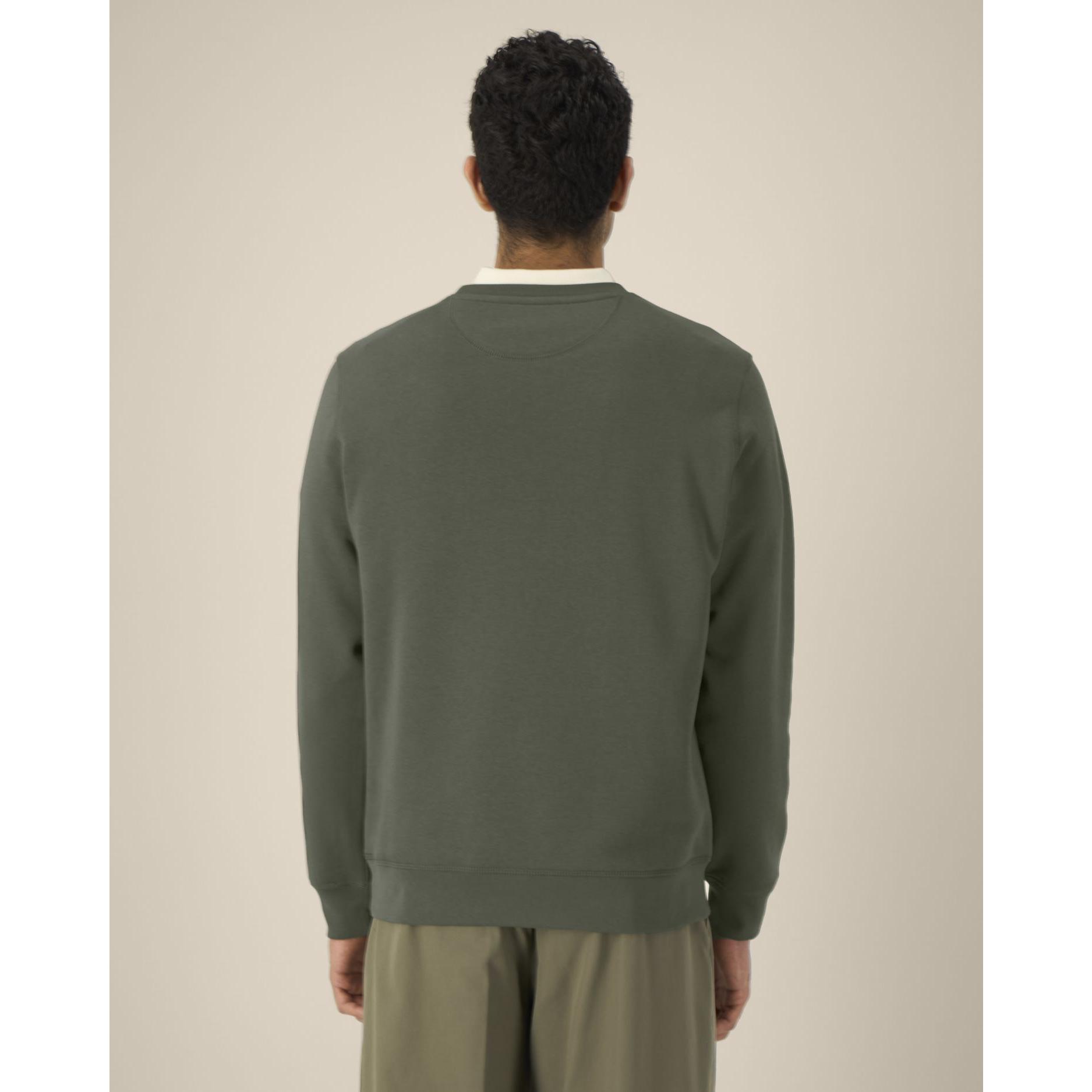 Bluză cu guler rotund Unisex Roller Khaki L