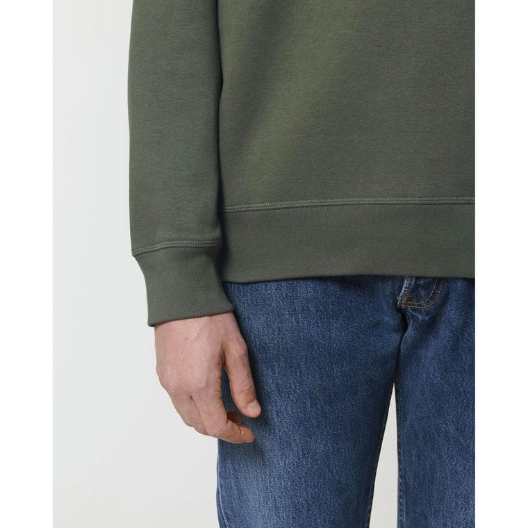 Bluză cu guler rotund Unisex Roller Khaki XXL