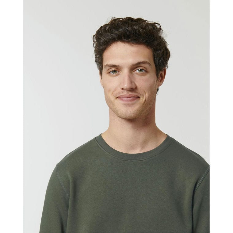 Bluză cu guler rotund Unisex Roller Khaki XXL