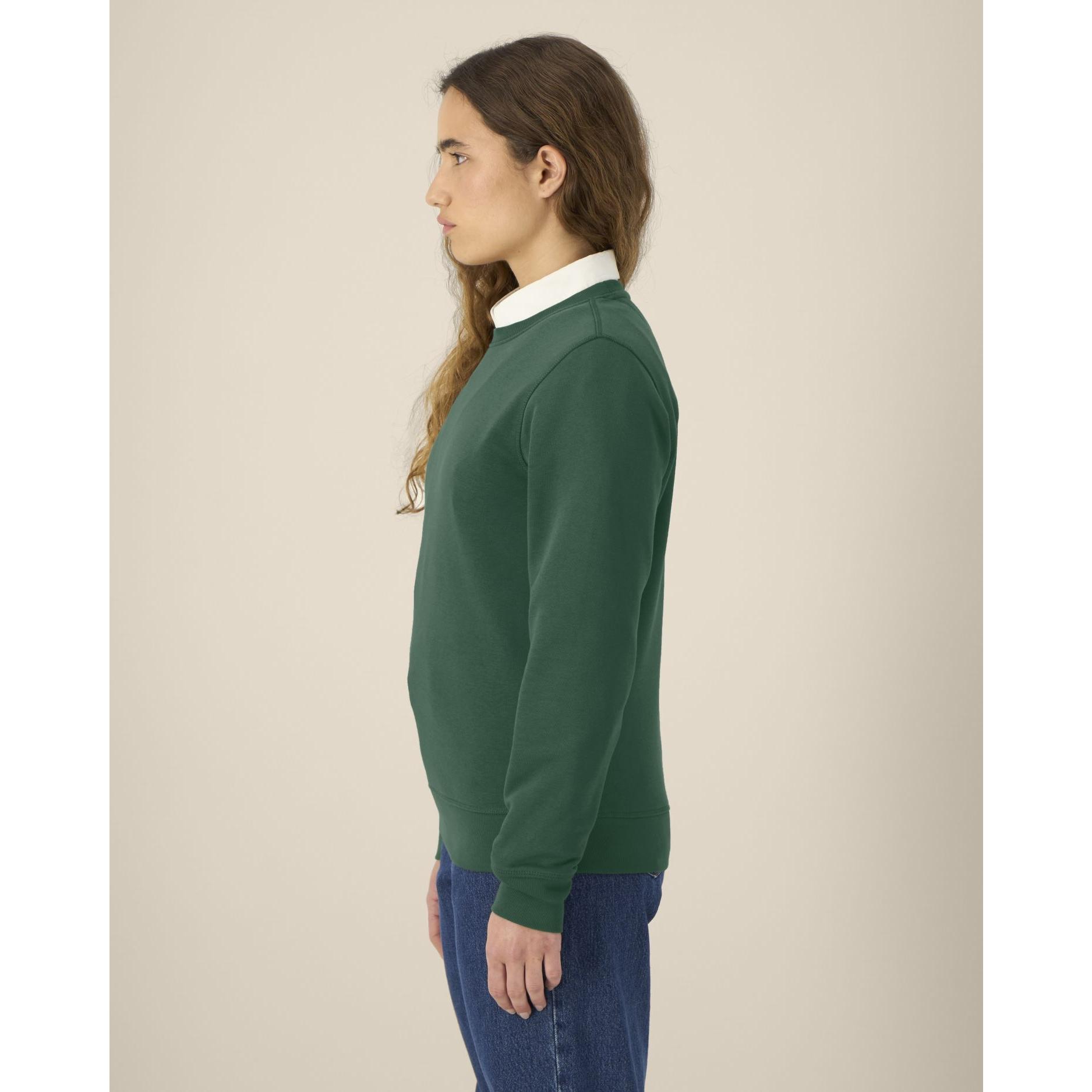 Bluză cu guler rotund Unisex Roller Bottle Green L