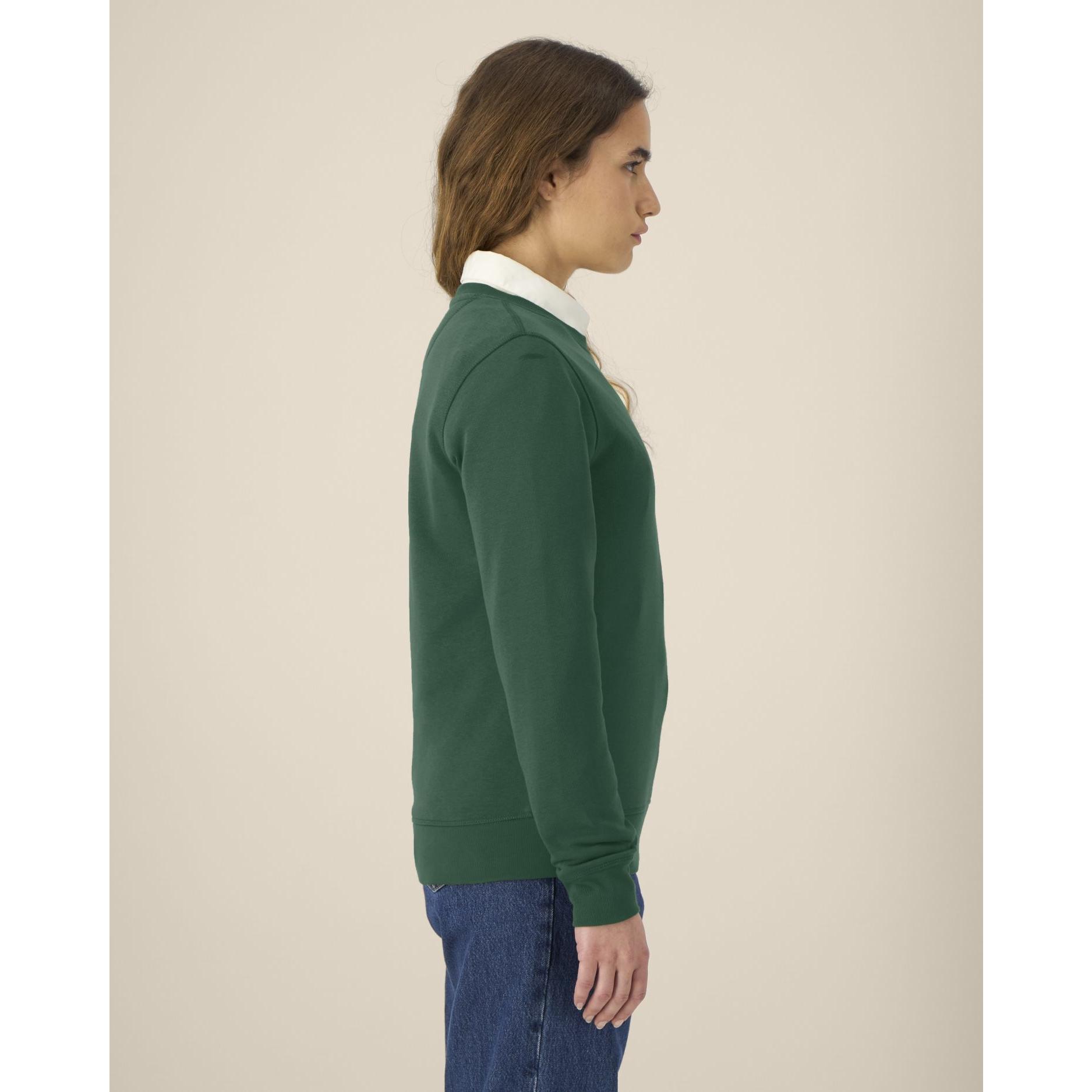 Bluză cu guler rotund Unisex Roller Bottle Green L