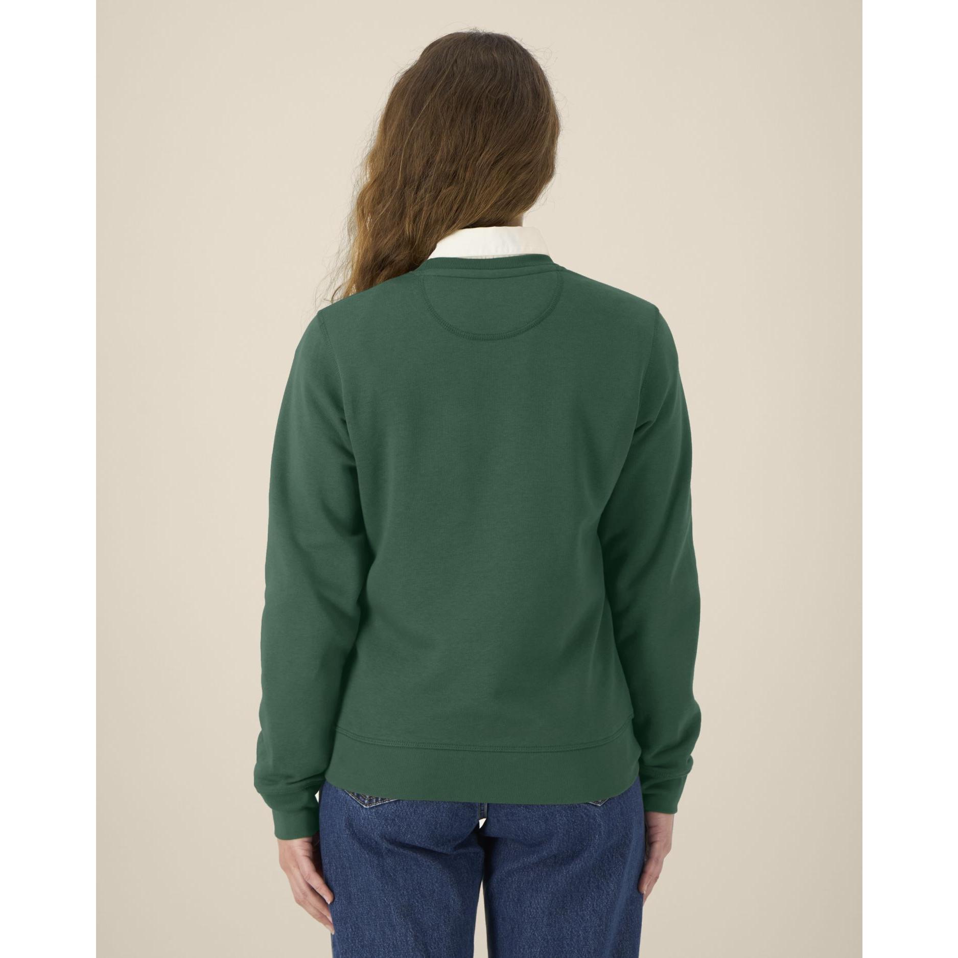 Bluză cu guler rotund Unisex Roller Bottle Green L