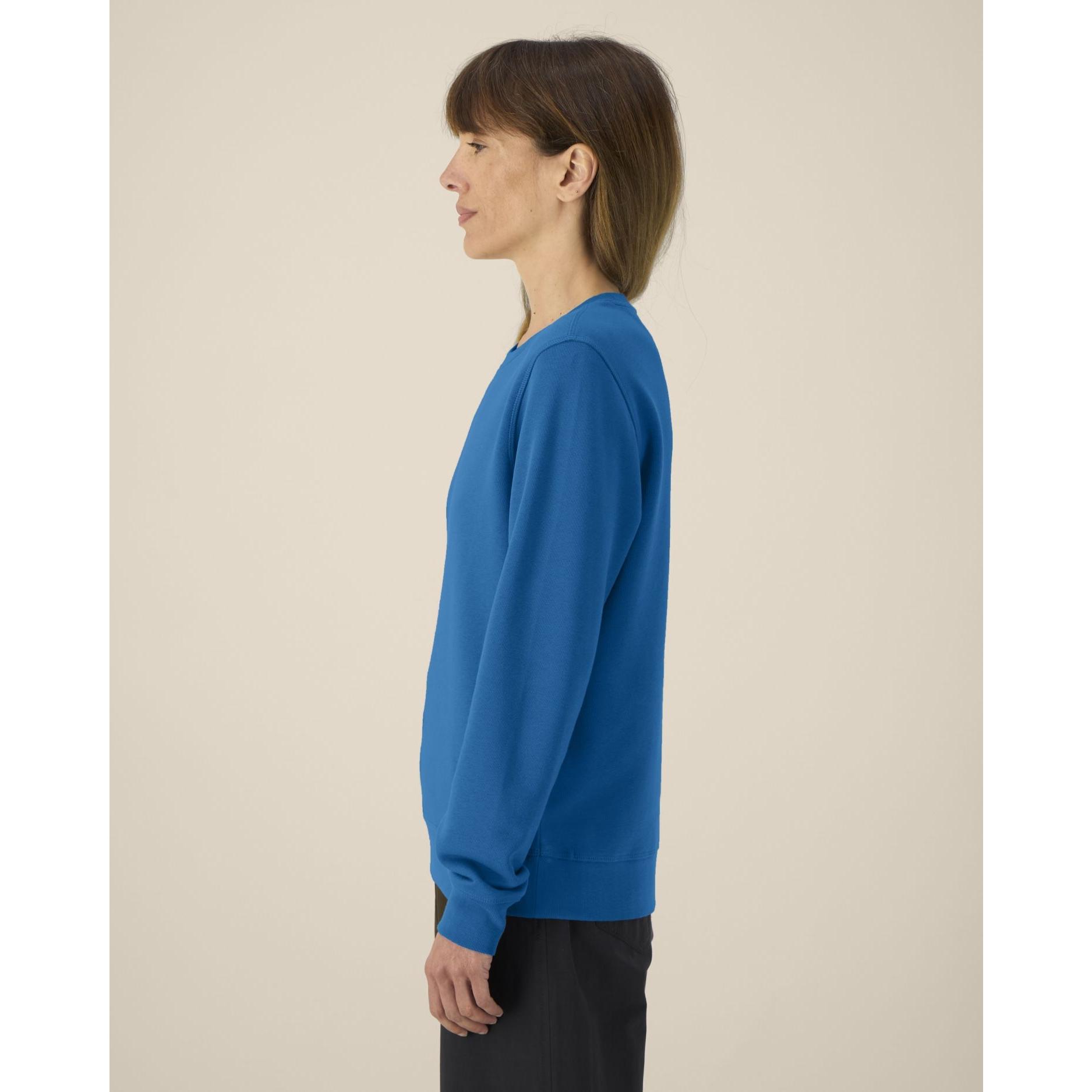 Bluză cu guler rotund Unisex Roller Royal Blue L