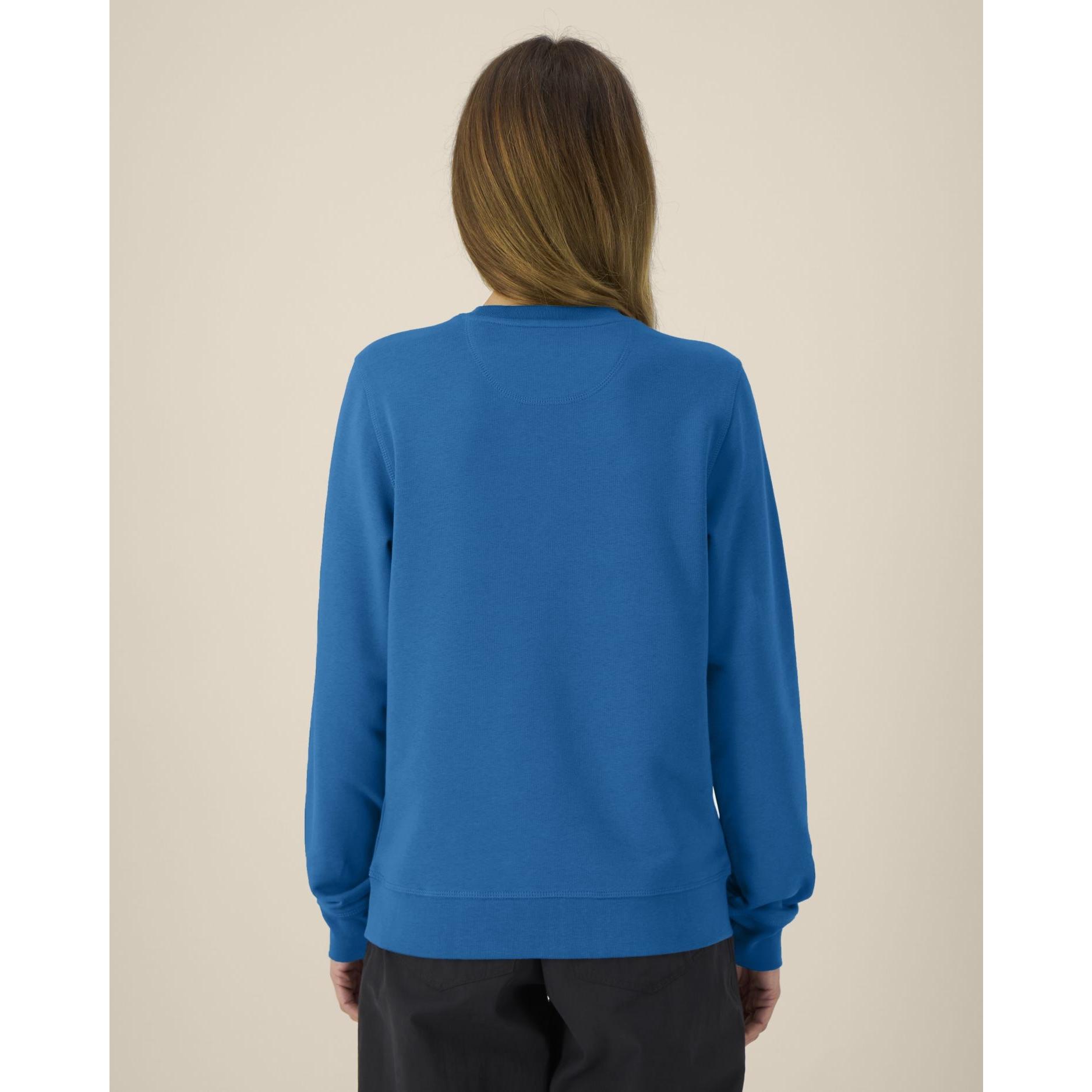 Bluză cu guler rotund Unisex Roller Royal Blue L