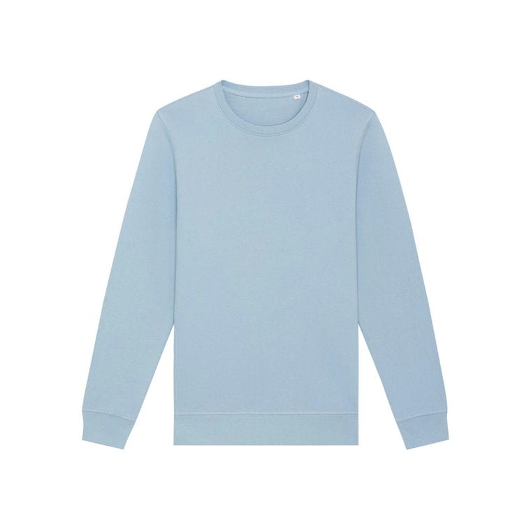 Bluză cu guler rotund Unisex Roller Sky blue