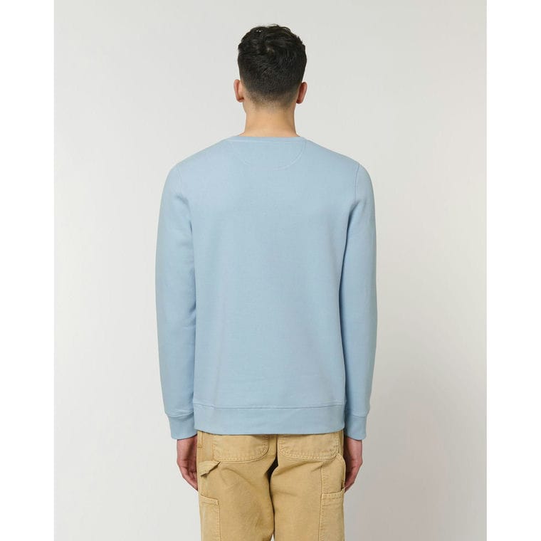 Bluză cu guler rotund Unisex Roller Sky blue L