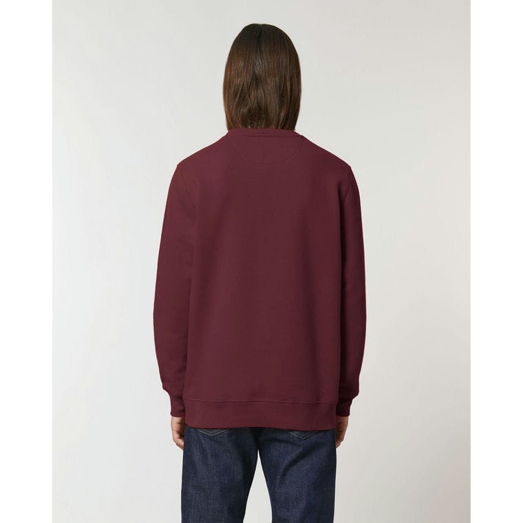 Bluză cu guler rotund Unisex Roller Burgundy XXL