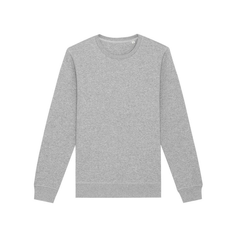 Bluză cu guler rotund Unisex Roller Heather Grey