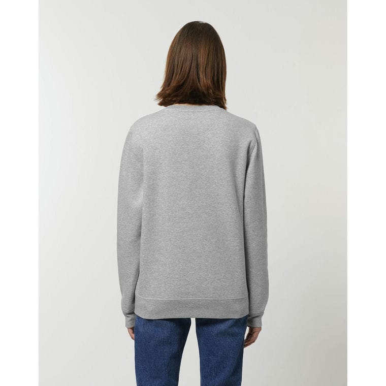 Bluză cu guler rotund Unisex Roller Heather Grey XXL