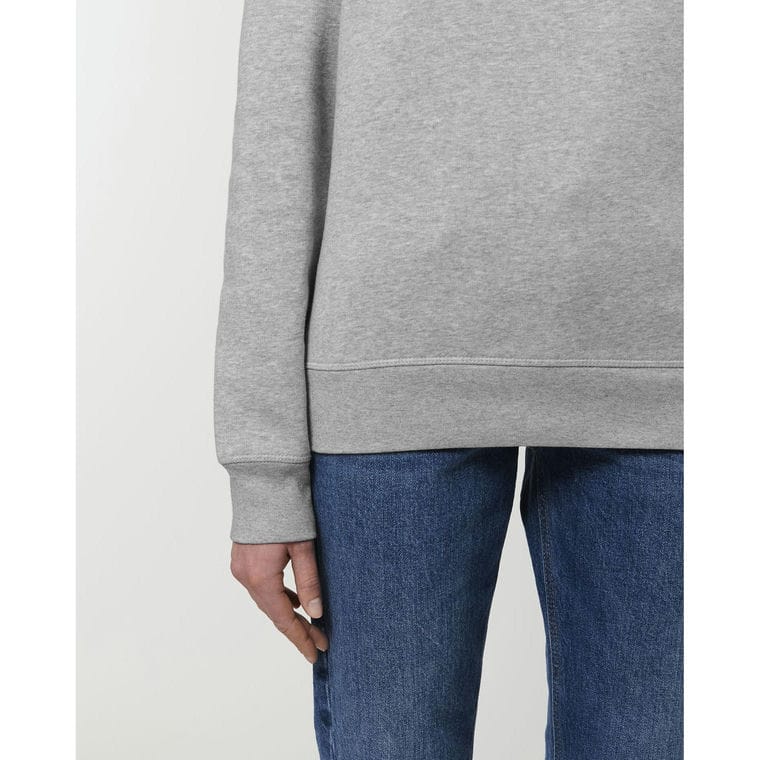 Bluză cu guler rotund Unisex Roller Heather Grey XXL