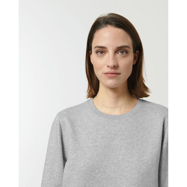 Bluză cu guler rotund Unisex Roller Heather Grey XXL