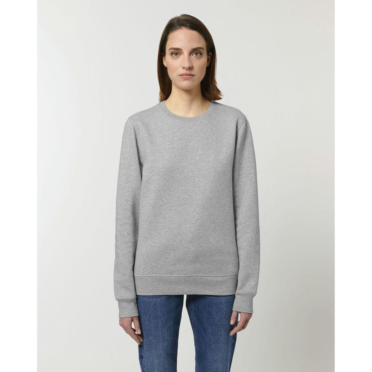 Bluză cu guler rotund Unisex Roller Heather Grey XXL