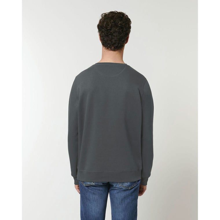 Bluză cu guler rotund Unisex Roller Anthracite L