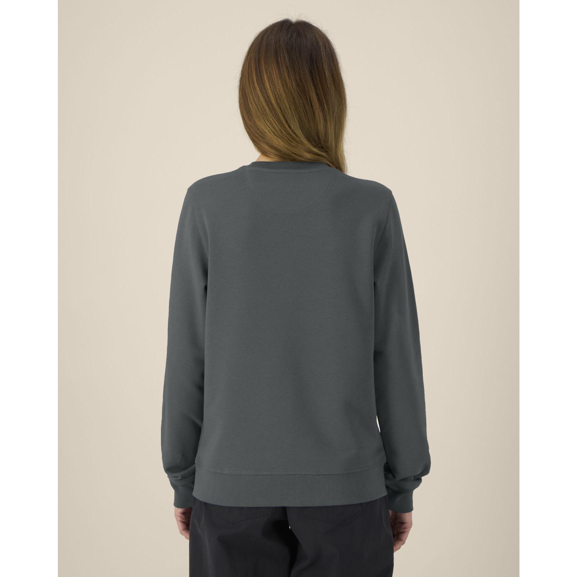 Bluză cu guler rotund Unisex Roller Anthracite L