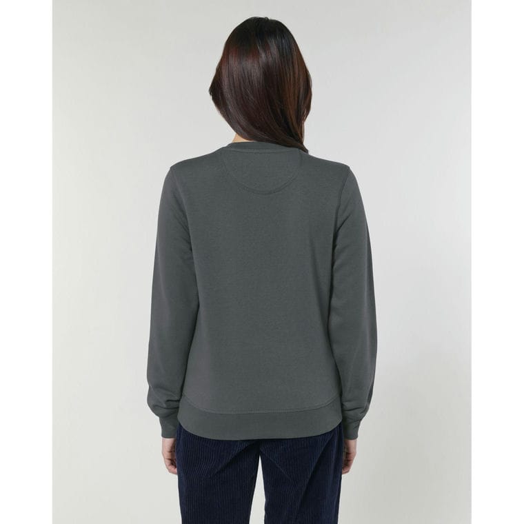 Bluză cu guler rotund Unisex Roller Anthracite L