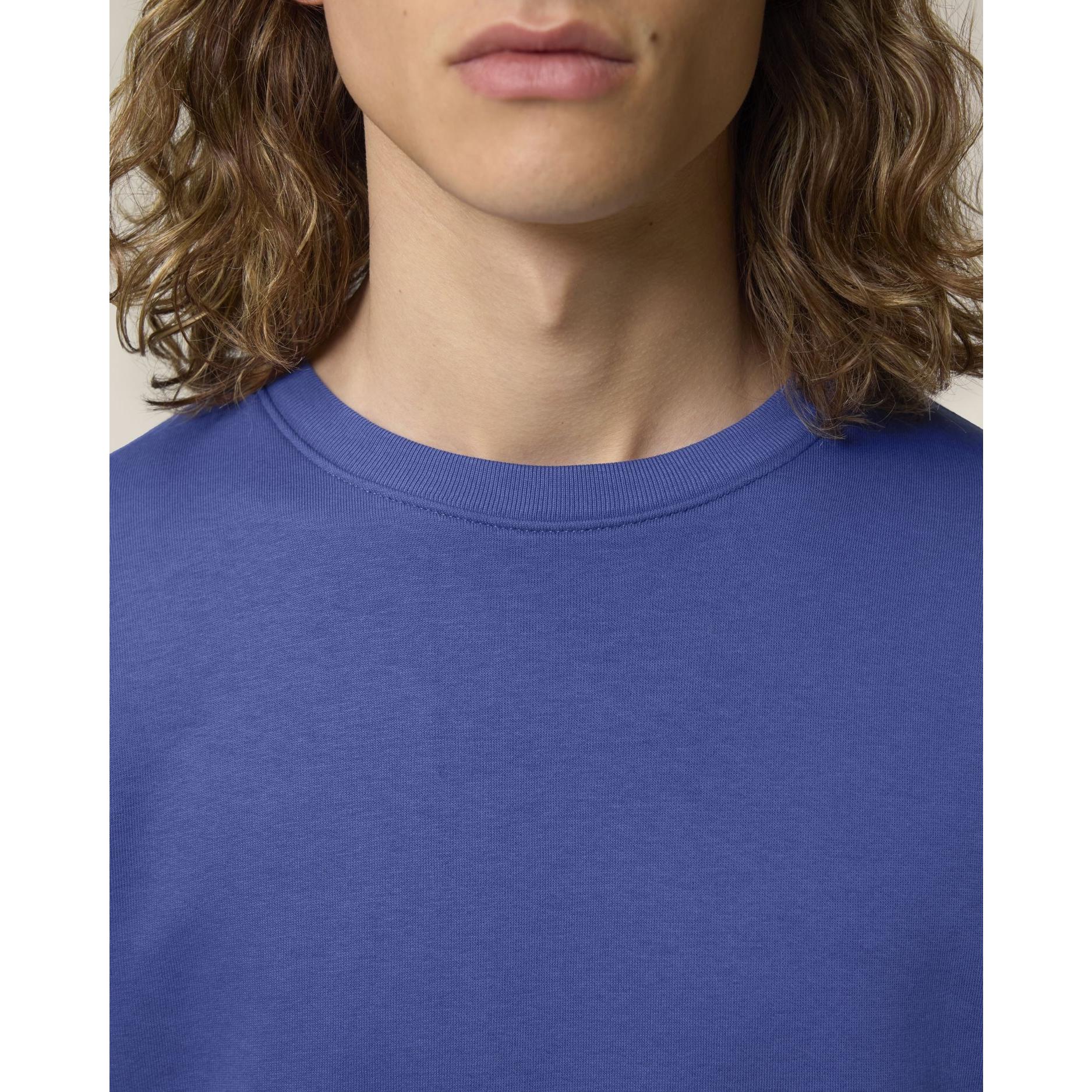 Bluză cu guler rotund Unisex Roller Dusk L