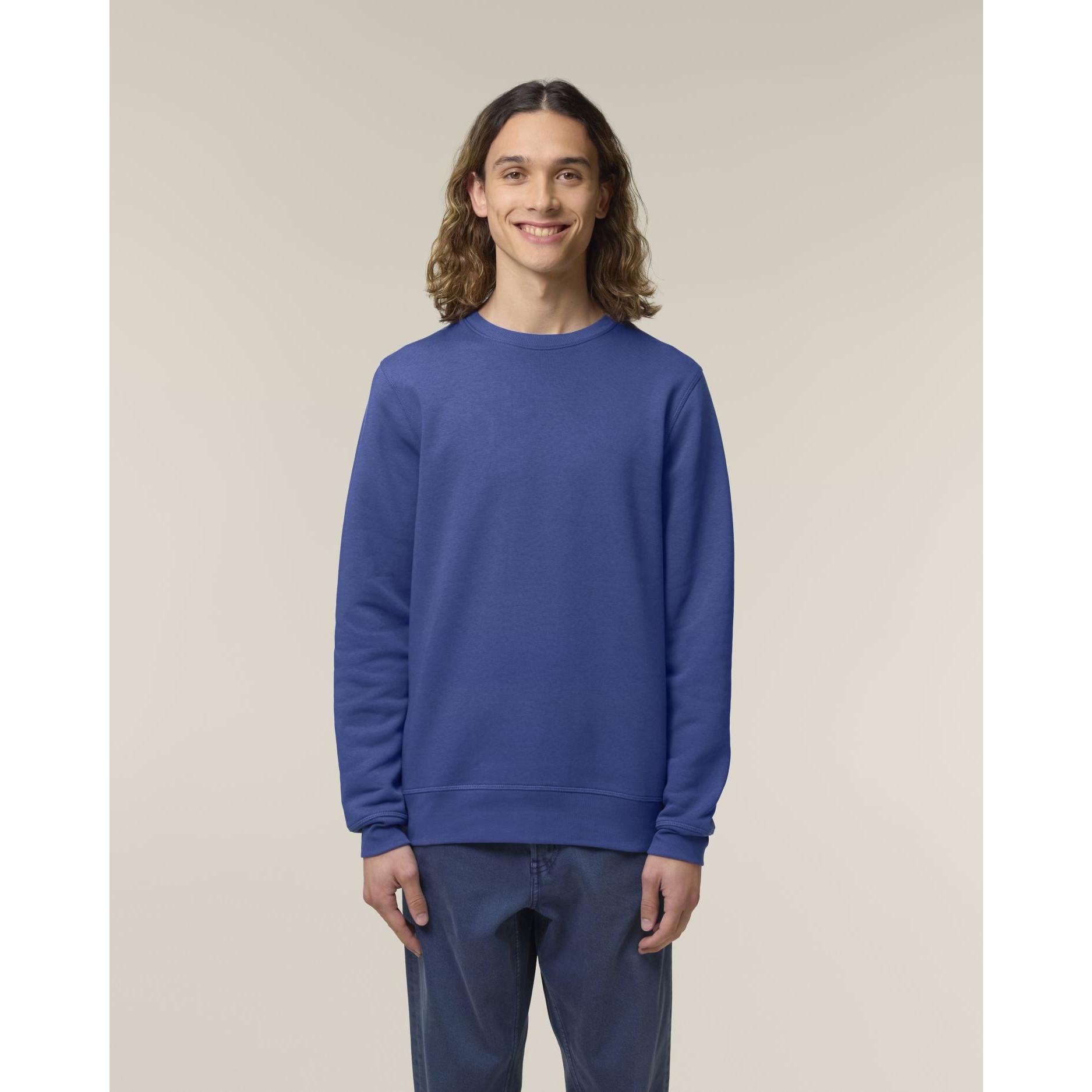 Bluză cu guler rotund Unisex Roller Dusk L