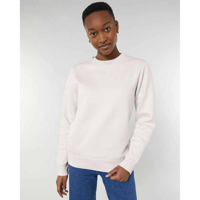 Bluză cu guler rotund Unisex Roller Vintage White XXL