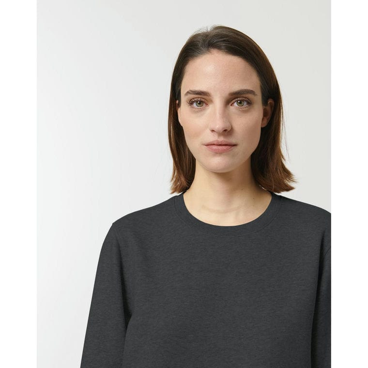 Bluză cu guler rotund Unisex Roller Dark Heather Grey XXL