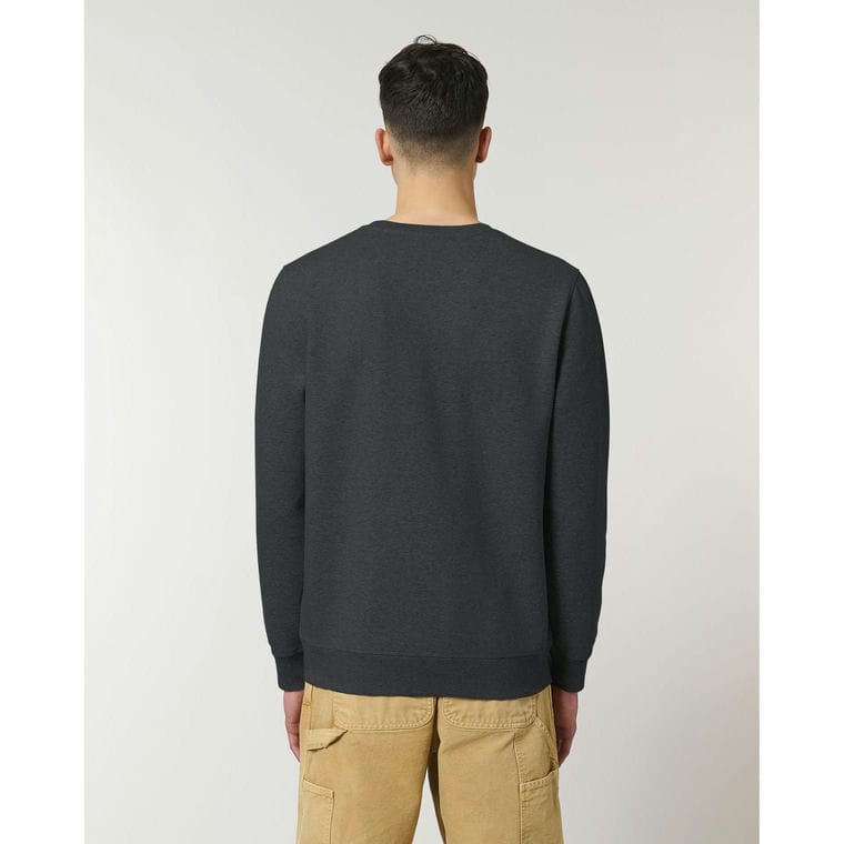 Bluză cu guler rotund Unisex Roller Dark Heather Grey XXL