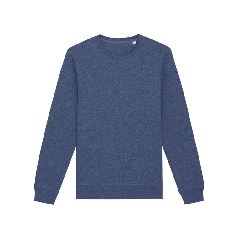 Bluză cu guler rotund Unisex Roller Dark Heather Indigo XXL