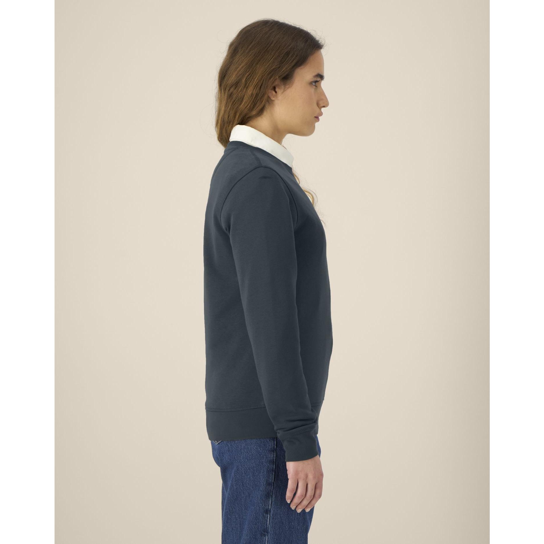 Bluză cu guler rotund Unisex Roller India Ink Grey L
