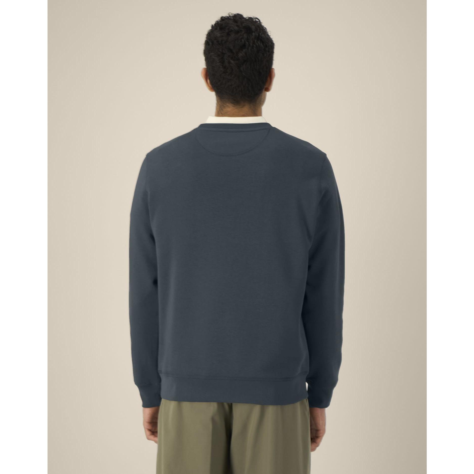 Bluză cu guler rotund Unisex Roller India Ink Grey L