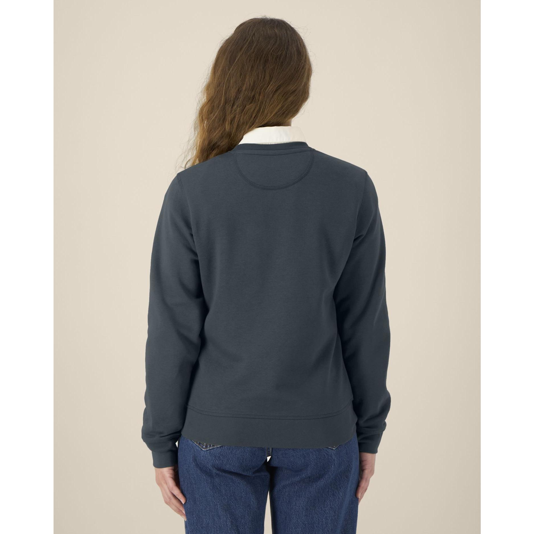 Bluză cu guler rotund Unisex Roller India Ink Grey L