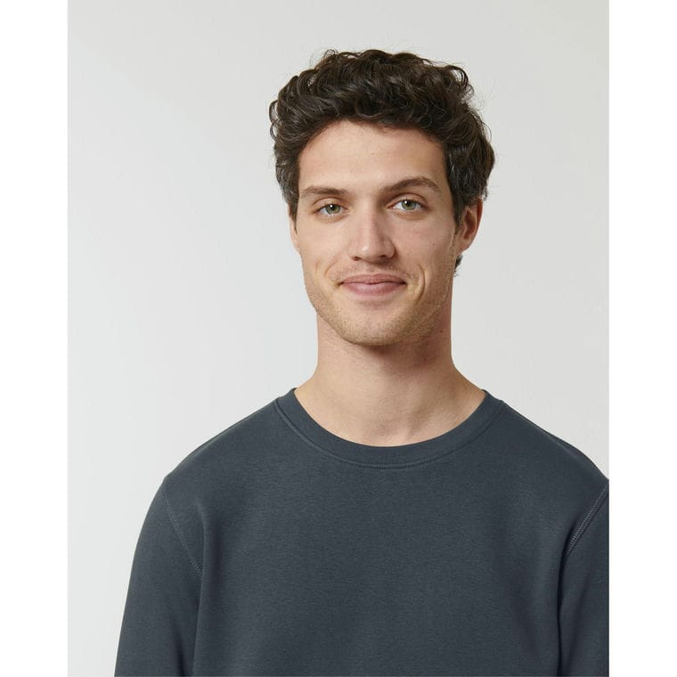 Bluză cu guler rotund Unisex Roller India Ink Grey L