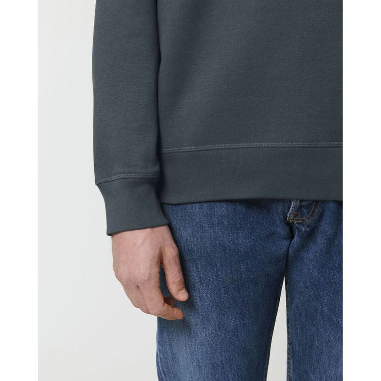 Bluză cu guler rotund Unisex Roller India Ink Grey L