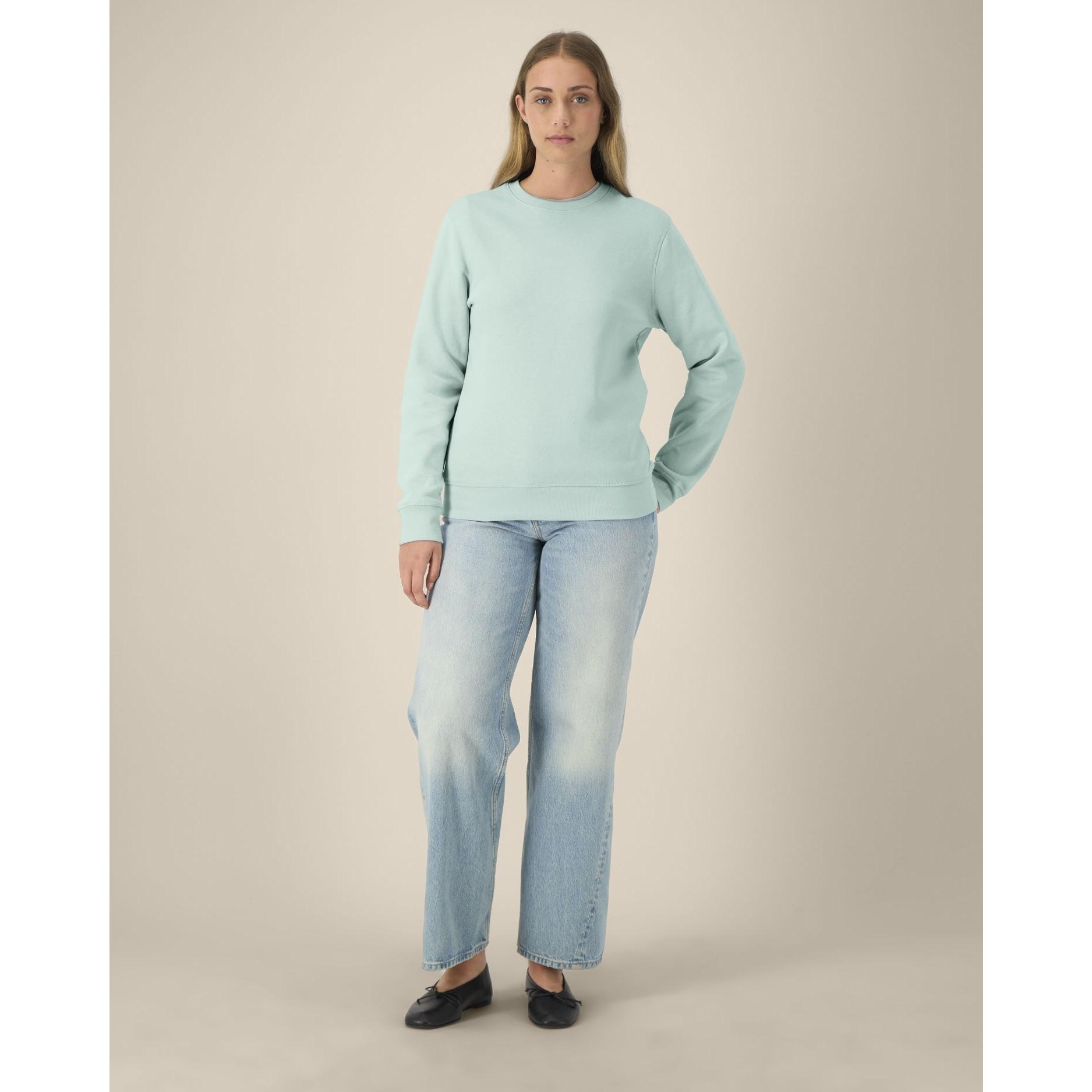 Bluză cu guler rotund Unisex Roller Caribbean Blue 2XS