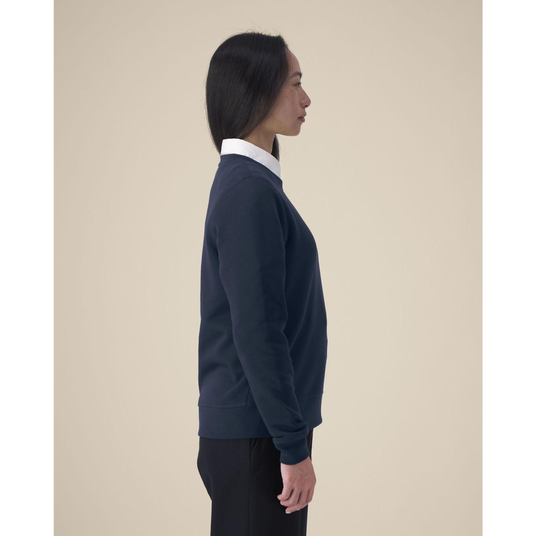 Bluză cu guler rotund Unisex Roller French Navy L