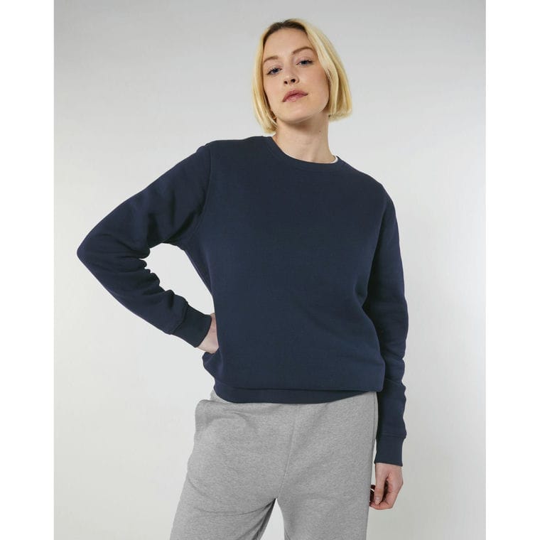 Bluză cu guler rotund Unisex Roller French Navy M